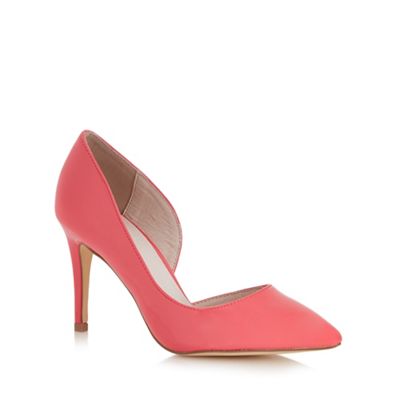 Faith Bright pink wide fit high court shoes